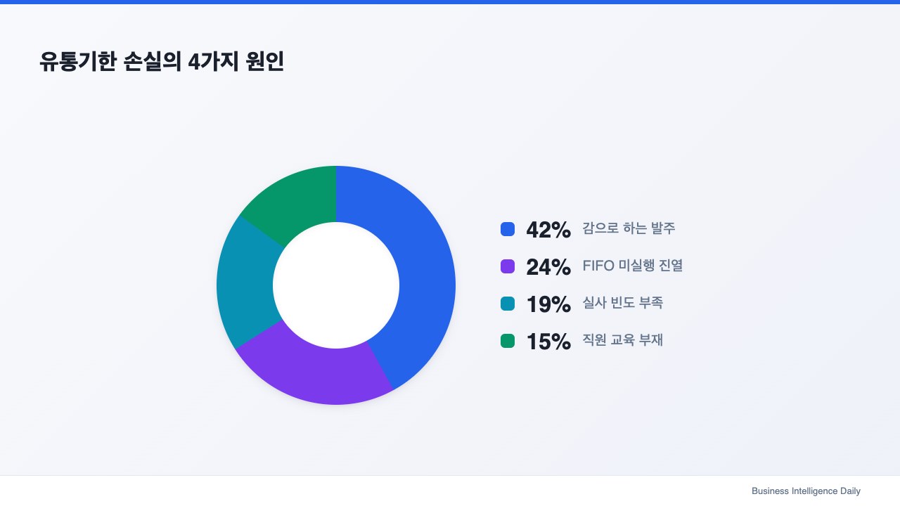 유통기한 손실의 4가지 원인