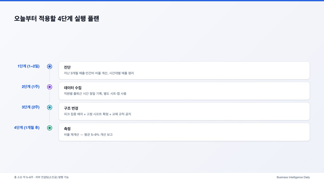 오늘부터 적용할 4단계 실행 플랜